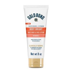 Gold Bond Body Bright Vitamin C Daily Body & Face Lotion 8 oz – AHA Brightening
